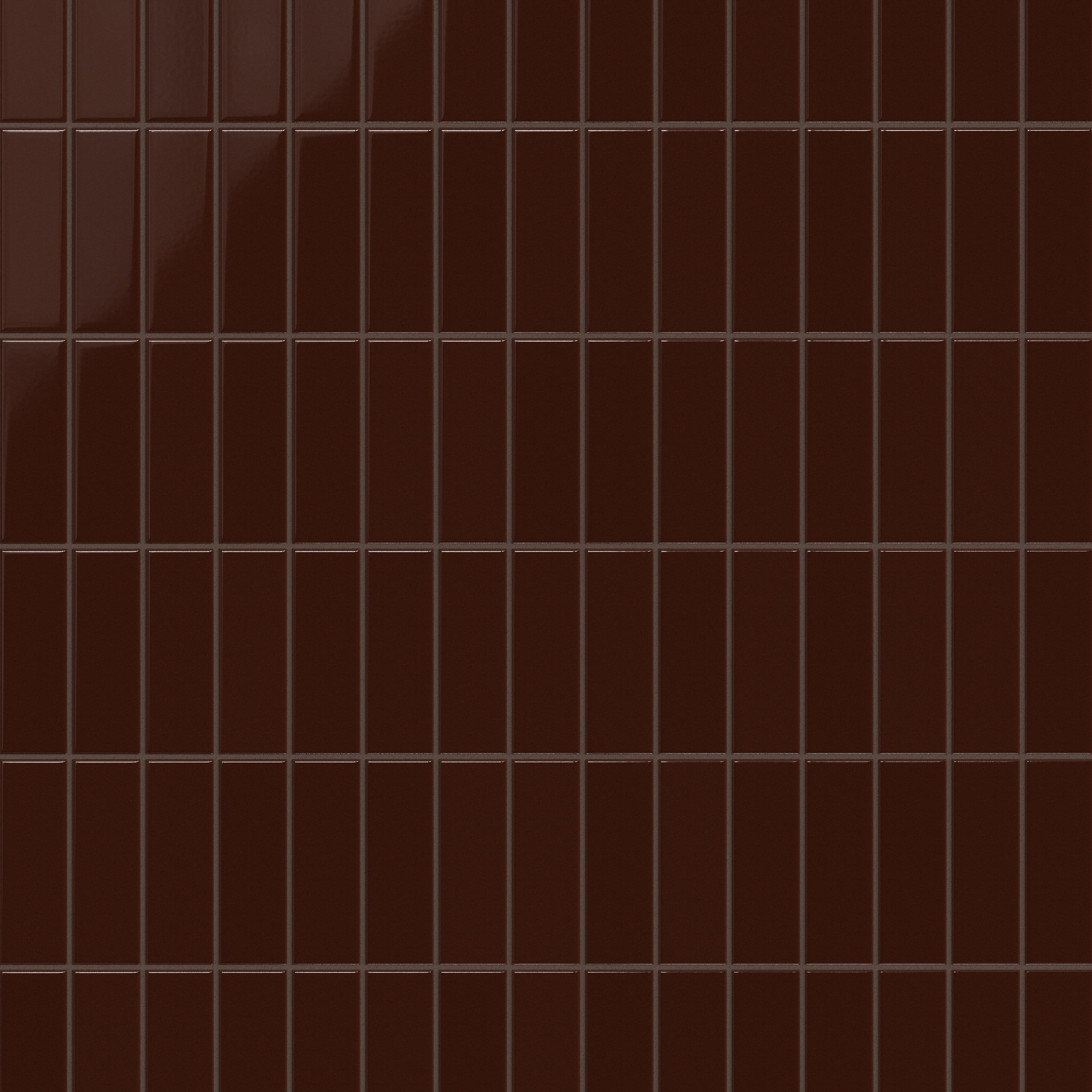 2x6 Original Ceramic Tile in Garnet Gloss