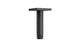 Flatiron 4" Straight Shower Arm with Flange in Blackened Nickel