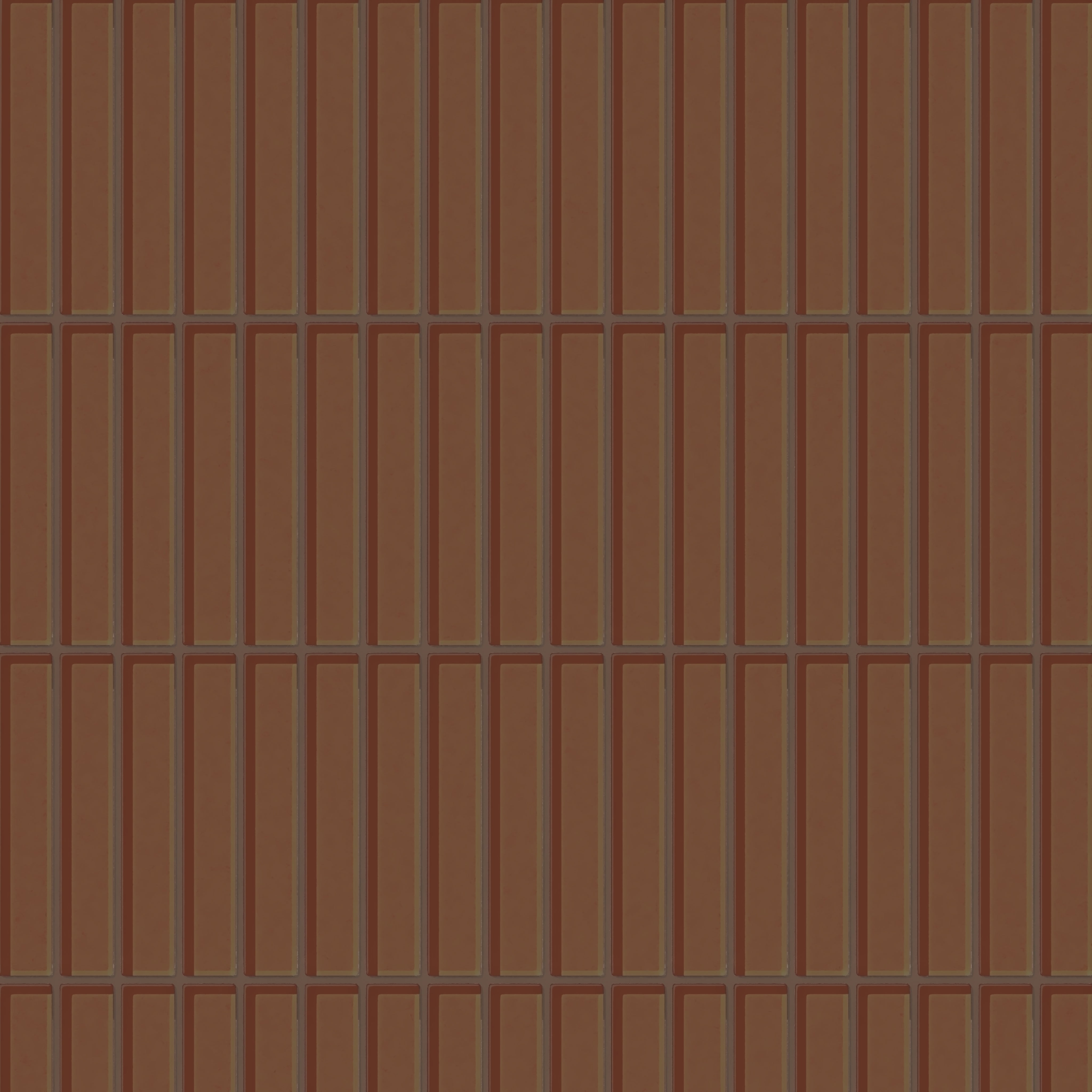 1x6 Straight Set Sheeted Glass Mosaic Tile in Kestrel Gloss