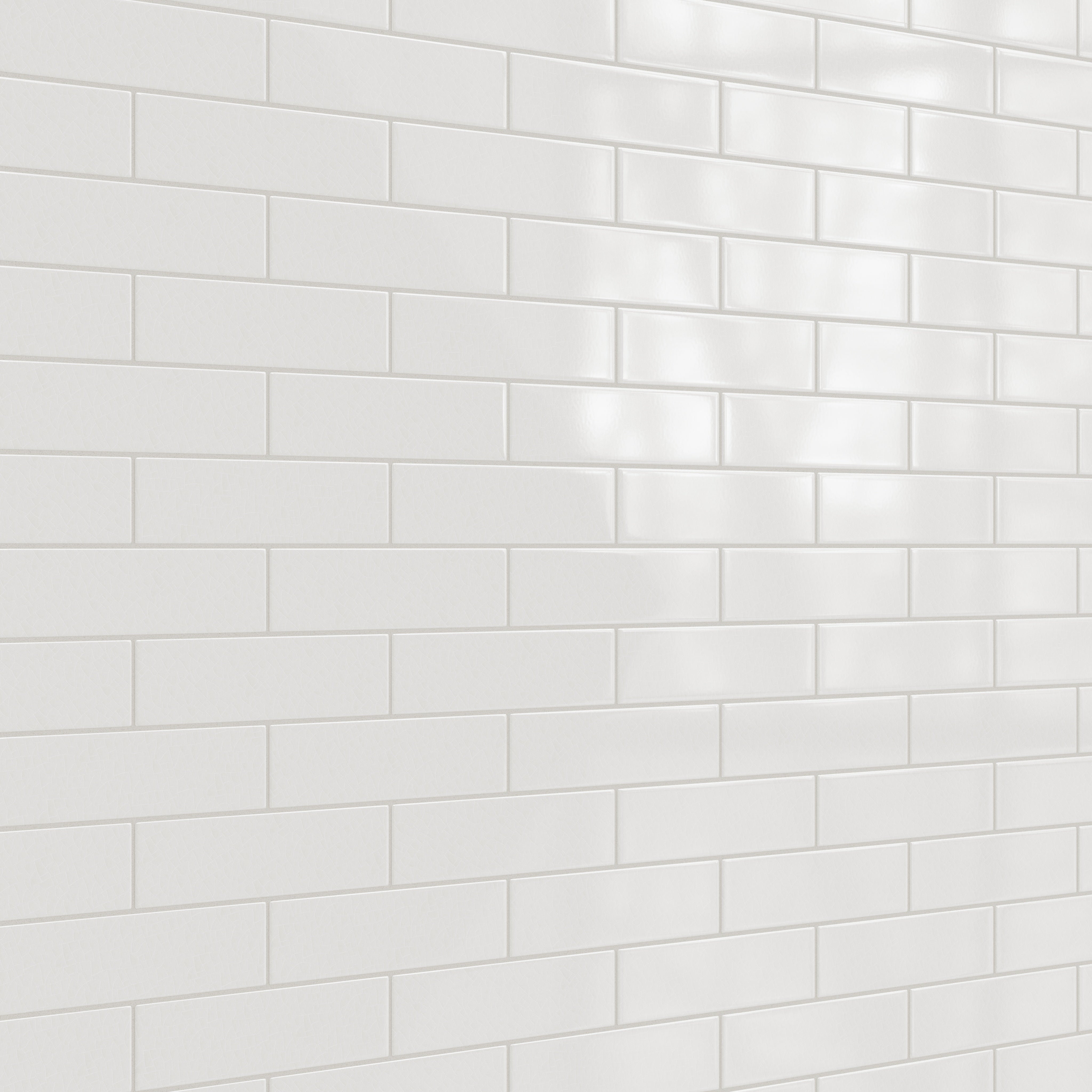 3x12 Original Ceramic Tile in Frost Gloss