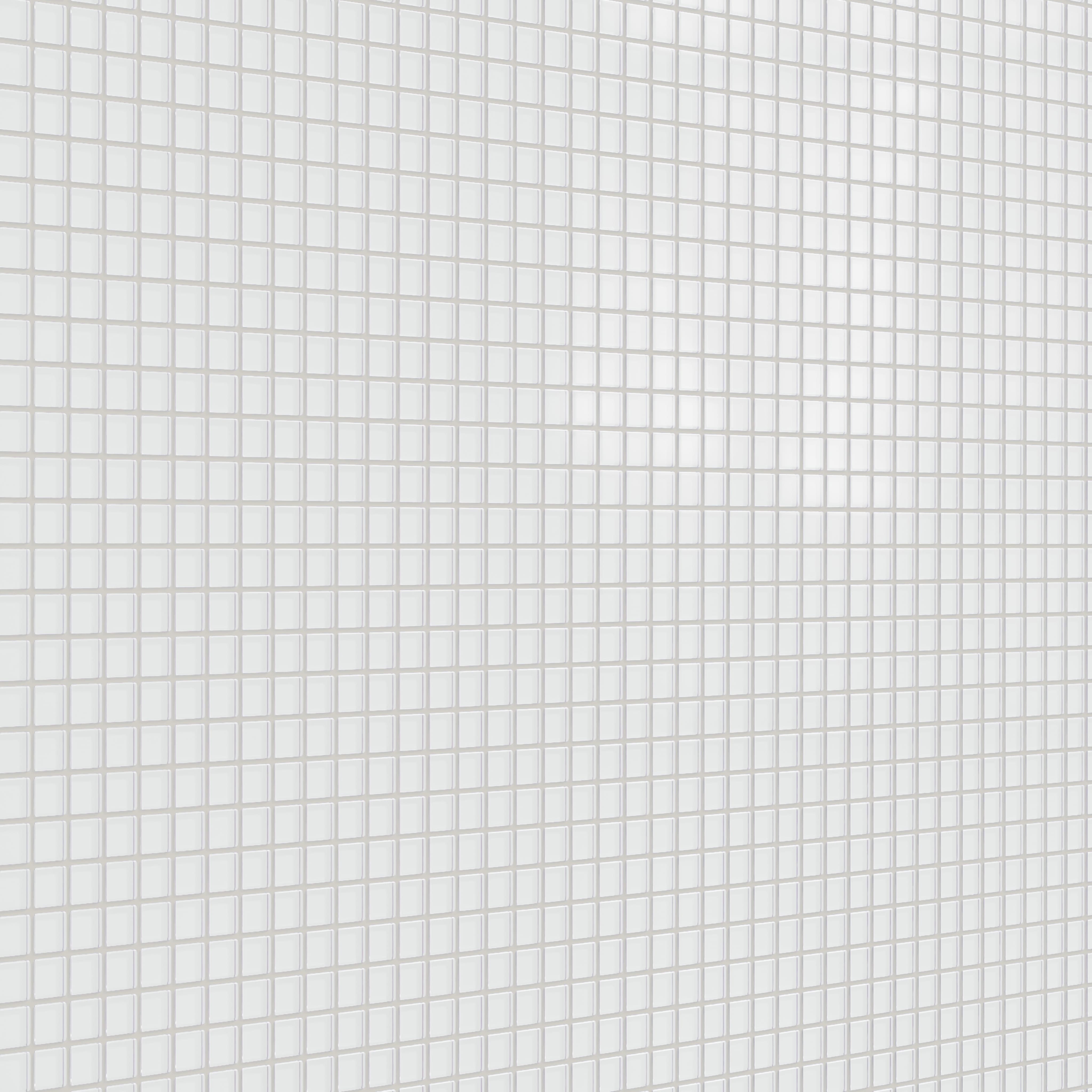 Factory Sale 1x1 Straight Set Sheeted Glass Mosaic Tile in Egret Matte