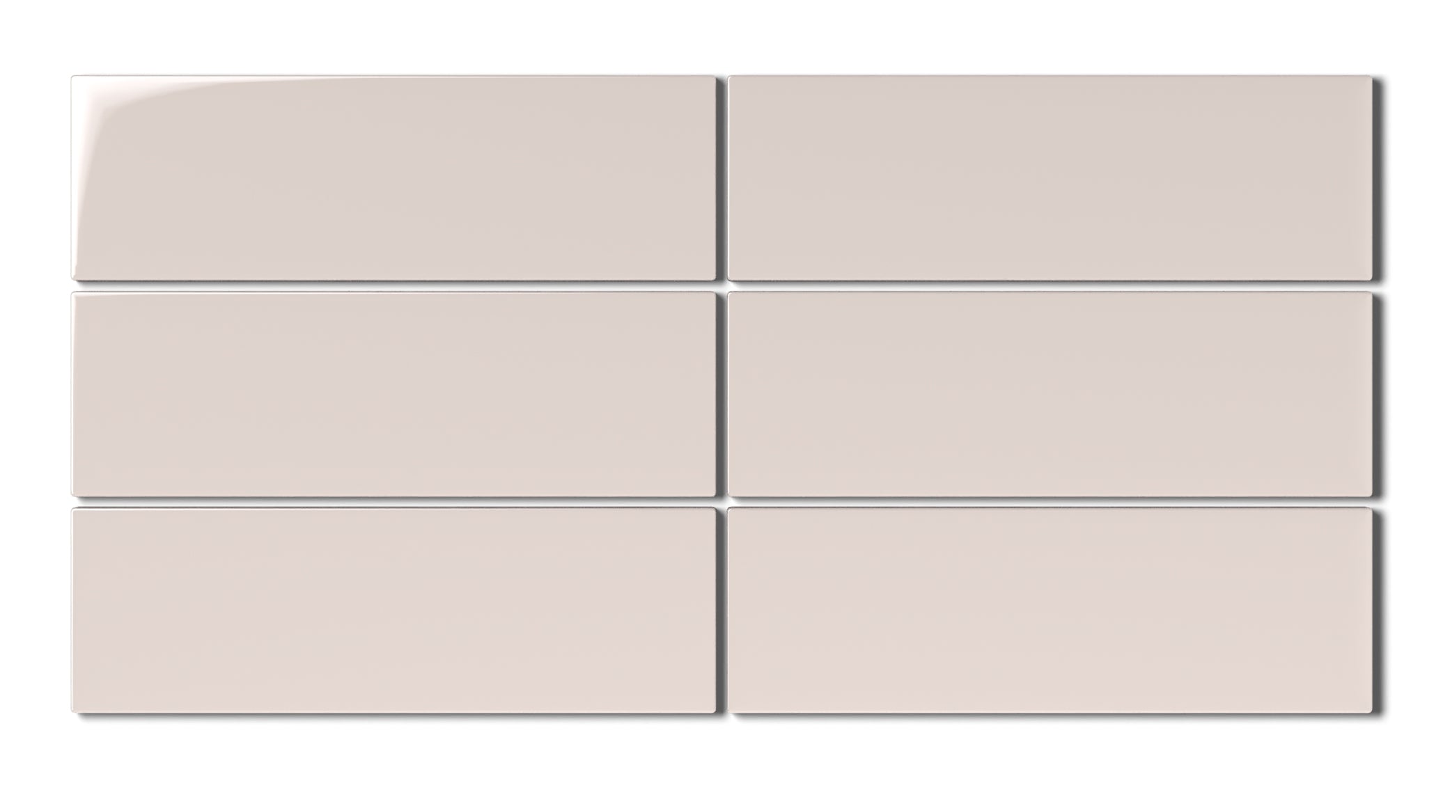 TULLY  3x9 Natural Press Ceramic Tile in Tyrian Purple Gloss - Fireclay Tile