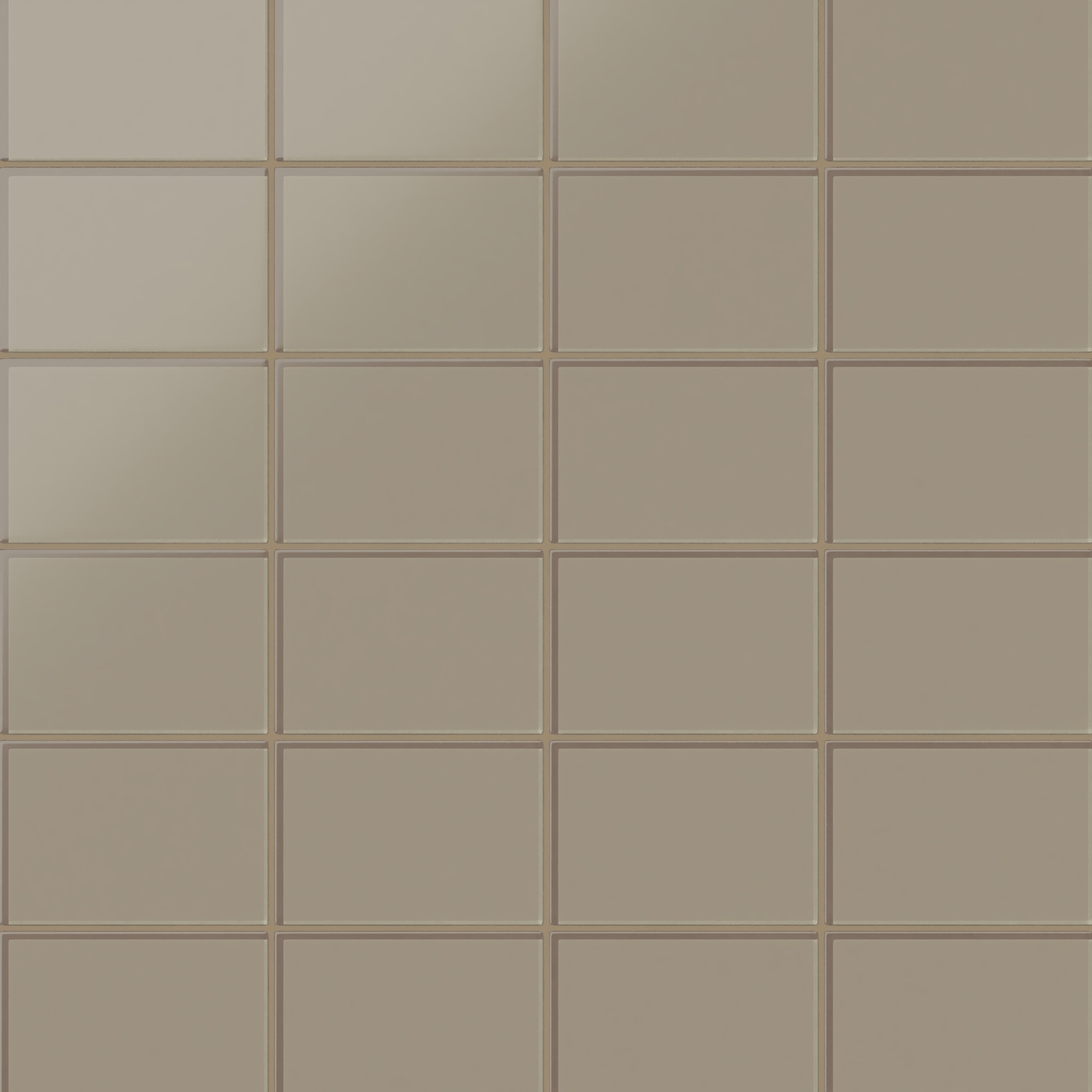 4x6 Glass Tile in Quail Matte