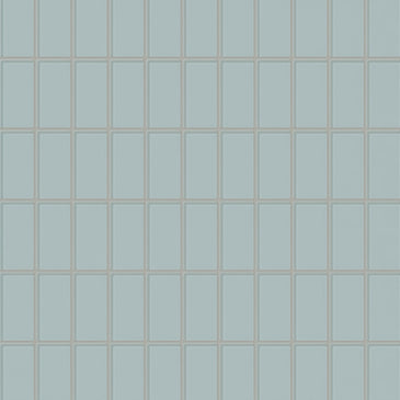 2x4 Straight Set Sheeted Glass Mosaic Tile in Great Blue Heron Gloss