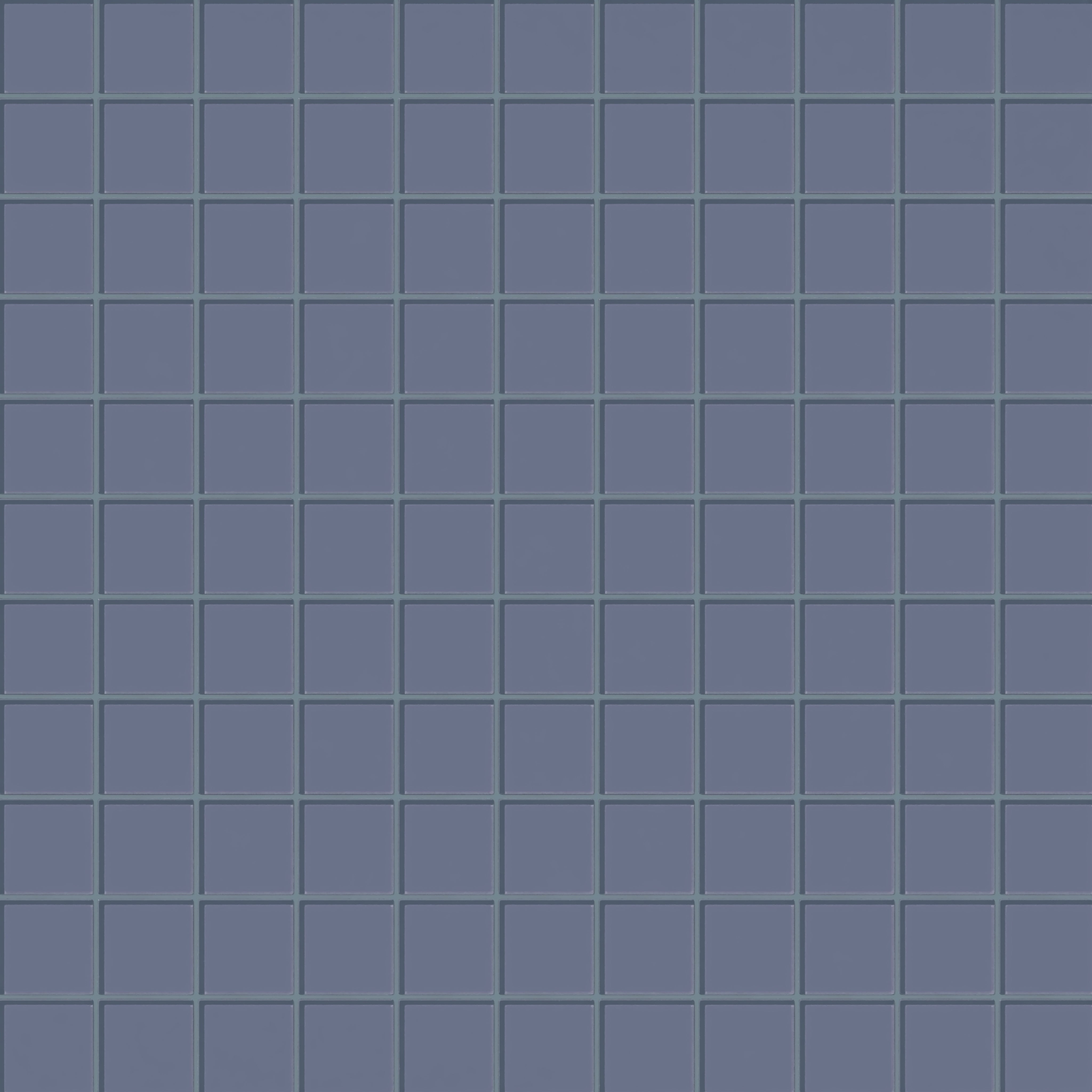 3x3 Straight Set Sheeted Glass Mosaic Tile in Nuthatch Gloss