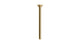 Emerson 12" Straight Shower Arm with Flange in Satin Brass