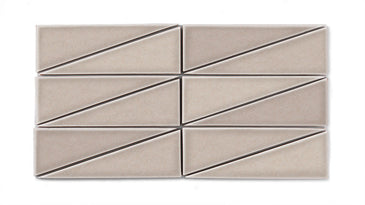 Right Scalene Triangle Original Ceramic Tile in Cardamom Gloss