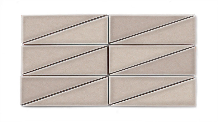 Right Scalene Triangle Original Ceramic Tile in Cardamom Gloss