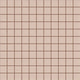 2x2 Straight Set Sheeted Glass Mosaic Tile in Rosy Finch Gloss