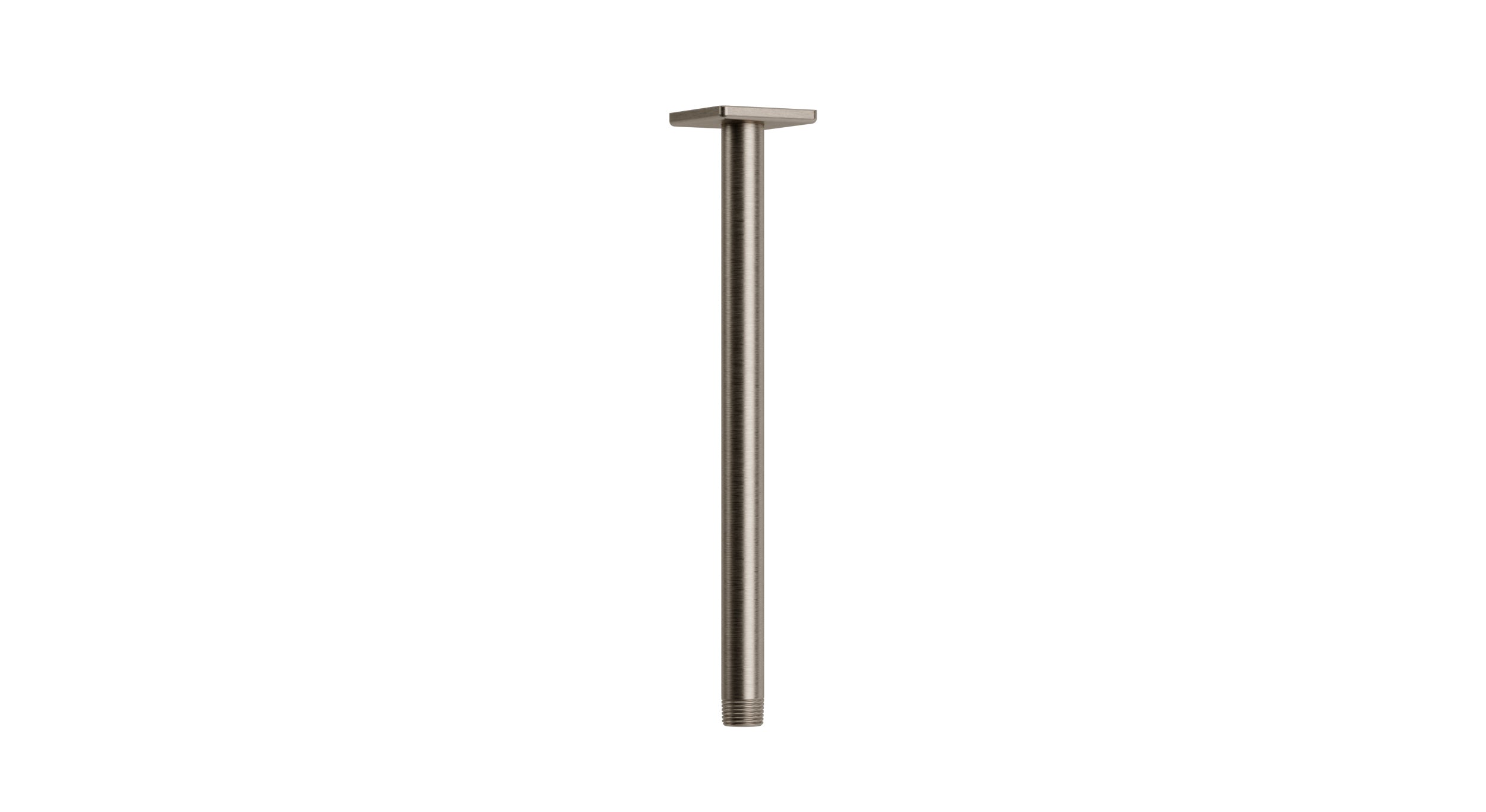 Flatiron 12" Straight Shower Arm with Flange in Antique Nickel