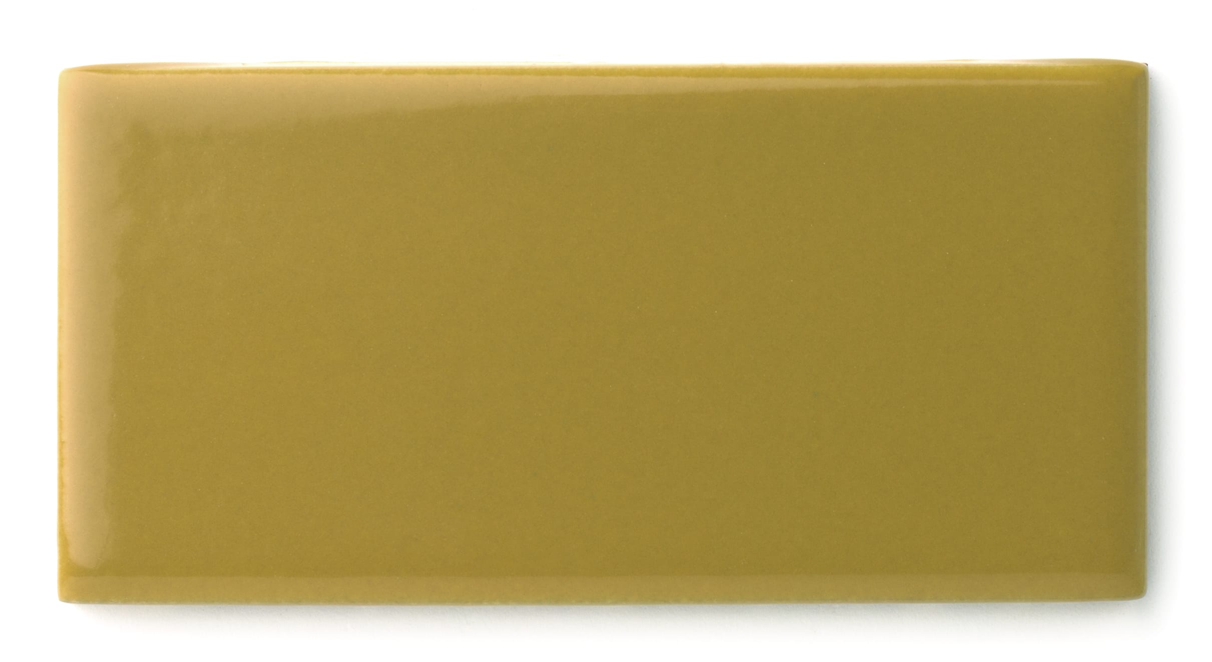 4" Hexagon Original Ceramic Tile in Mustard Seed Gloss