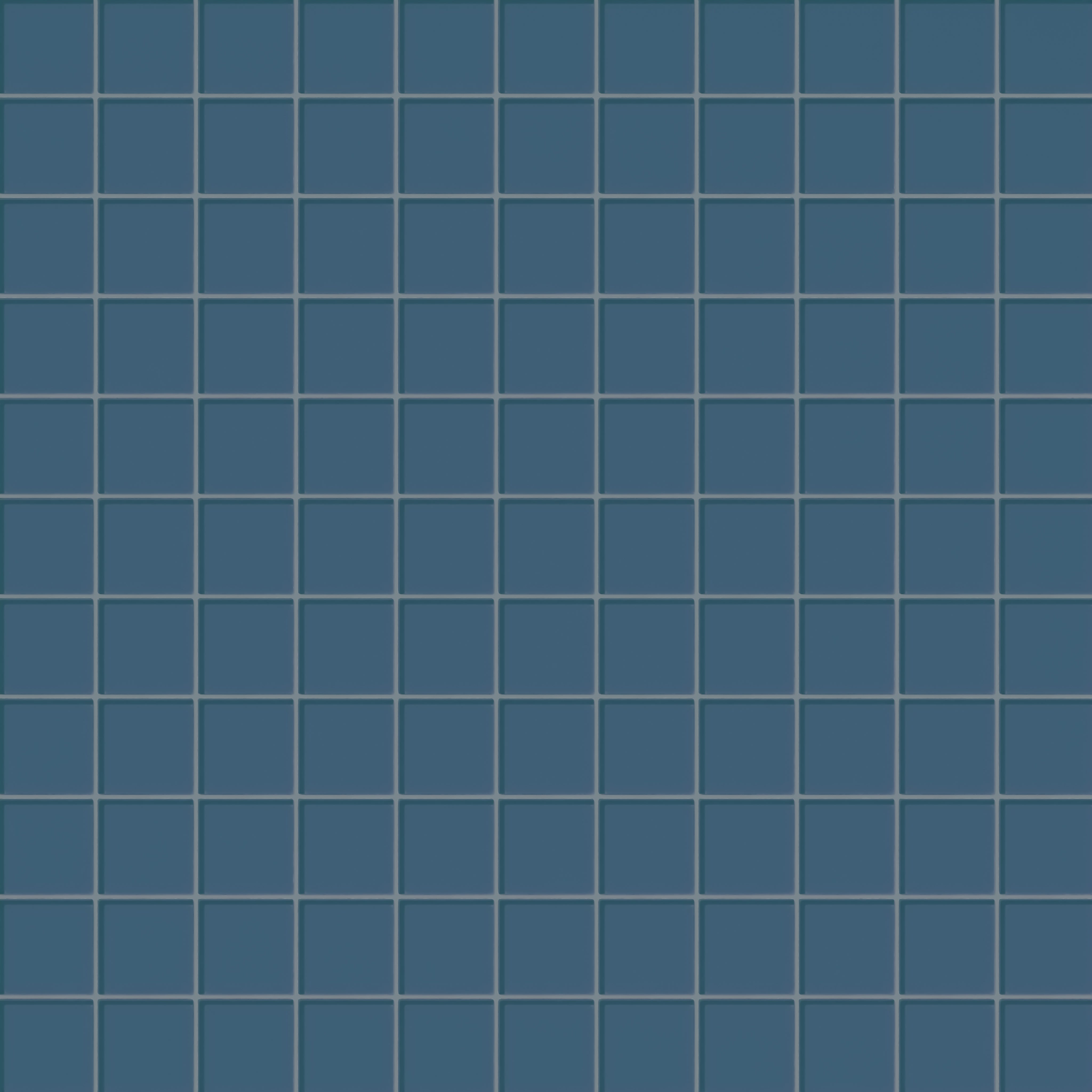 3x3 Straight Set Sheeted Glass Mosaic Tile in Blue Jay Gloss