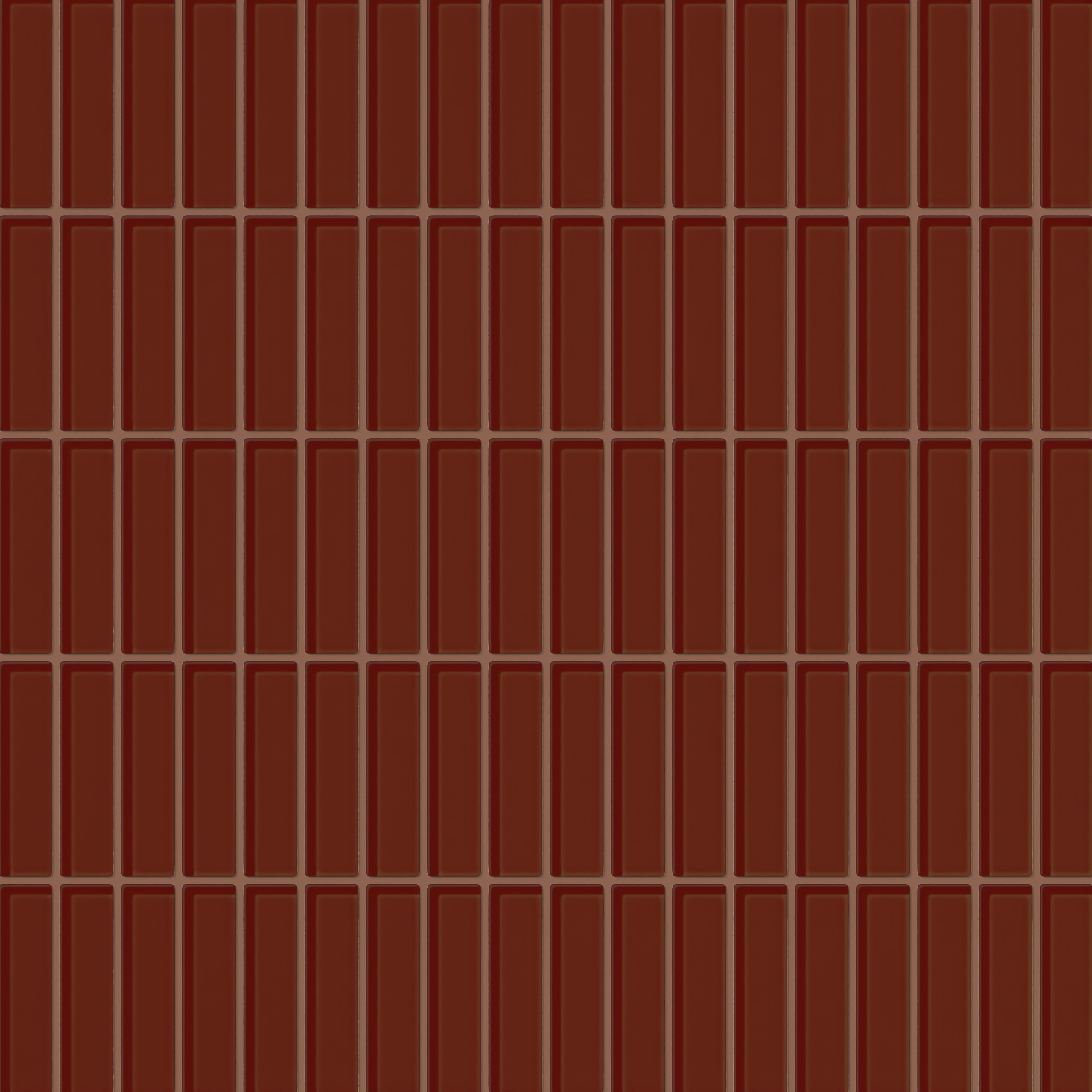 1x4 Straight Set Sheeted Glass Mosaic Tile in Pheasant Gloss