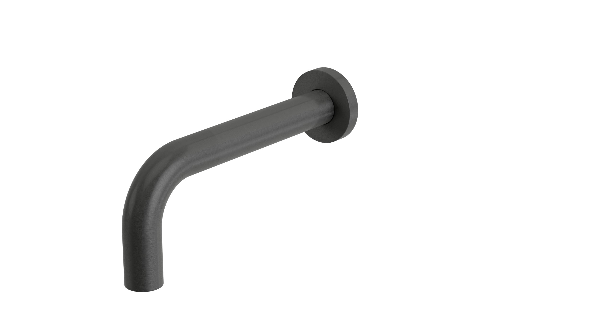 Contour Wall Mount 7.5" Spout in Blackened Nickel