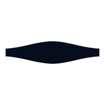 Wave Original Ceramic Tile in Navy Blue Matte