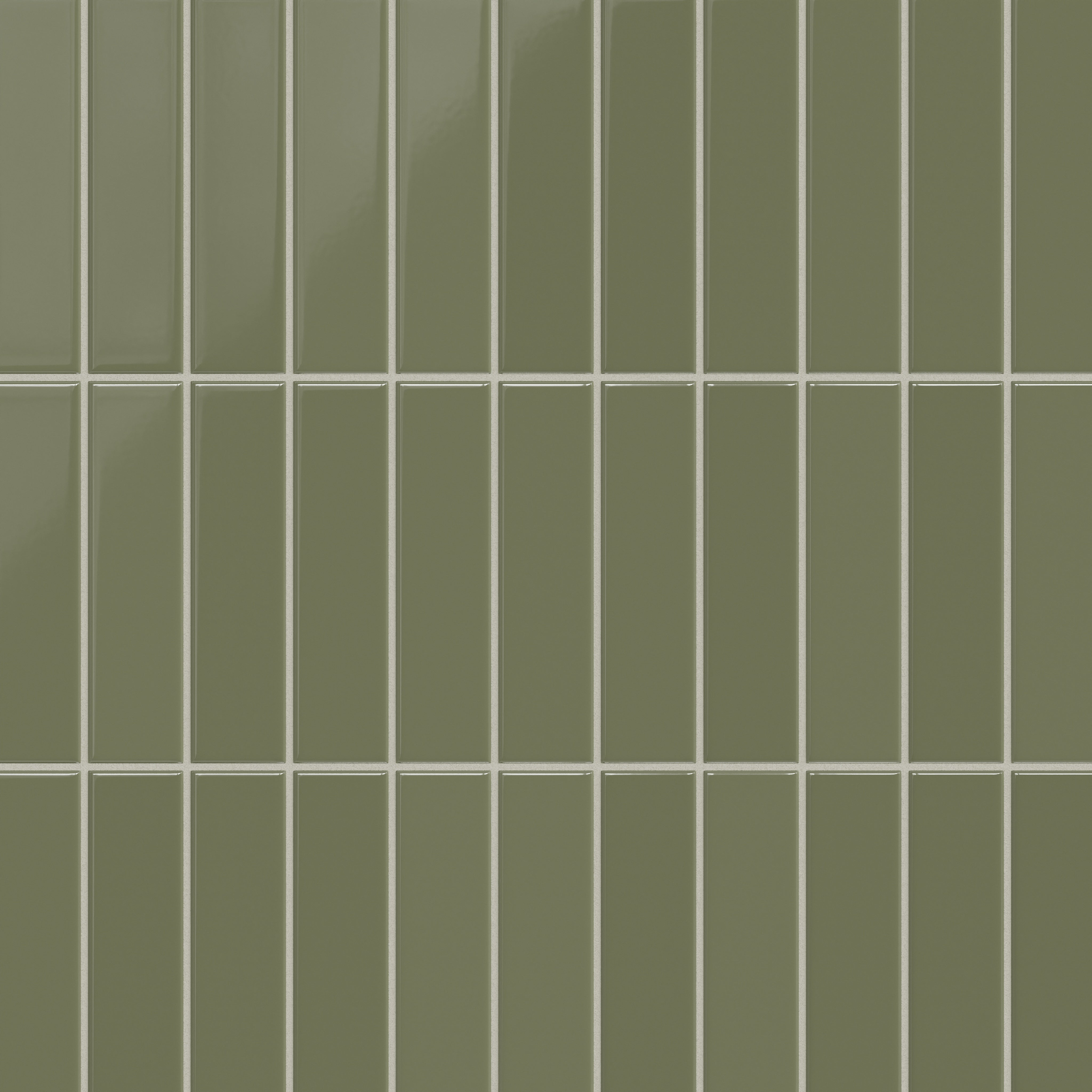 FIED フィジーク 28 カーキ Peabody 2x8 Matte Original Ceramic Tile - Fireclay Tile