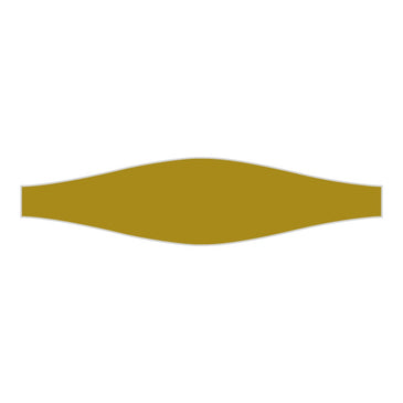 Wave Original Ceramic Tile in Mustard Seed Gloss