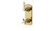 Emerson Two Handle Wall Mount Shower Trim with Classic Cross/Classic Lever Handles in Polished Brass
