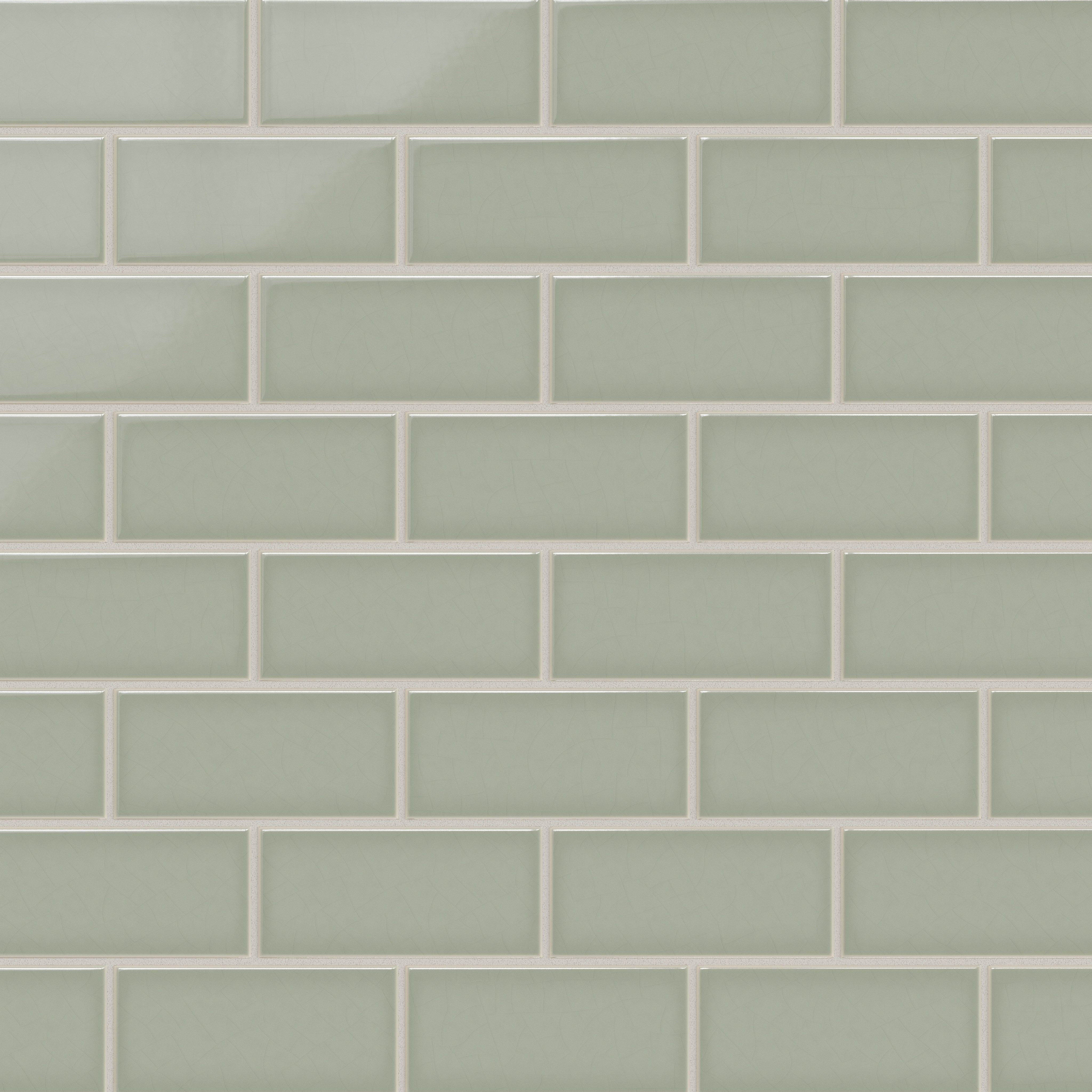 3x6 Original Ceramic Tile in Rosemary Gloss - Fireclay Tile