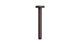 Contour & Foundry 8" Straight Shower Arm with Flange in Architectural Copper