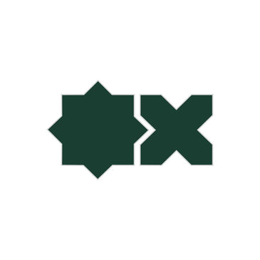 Star & Cross Original Ceramic Tile in Evergreen Matte