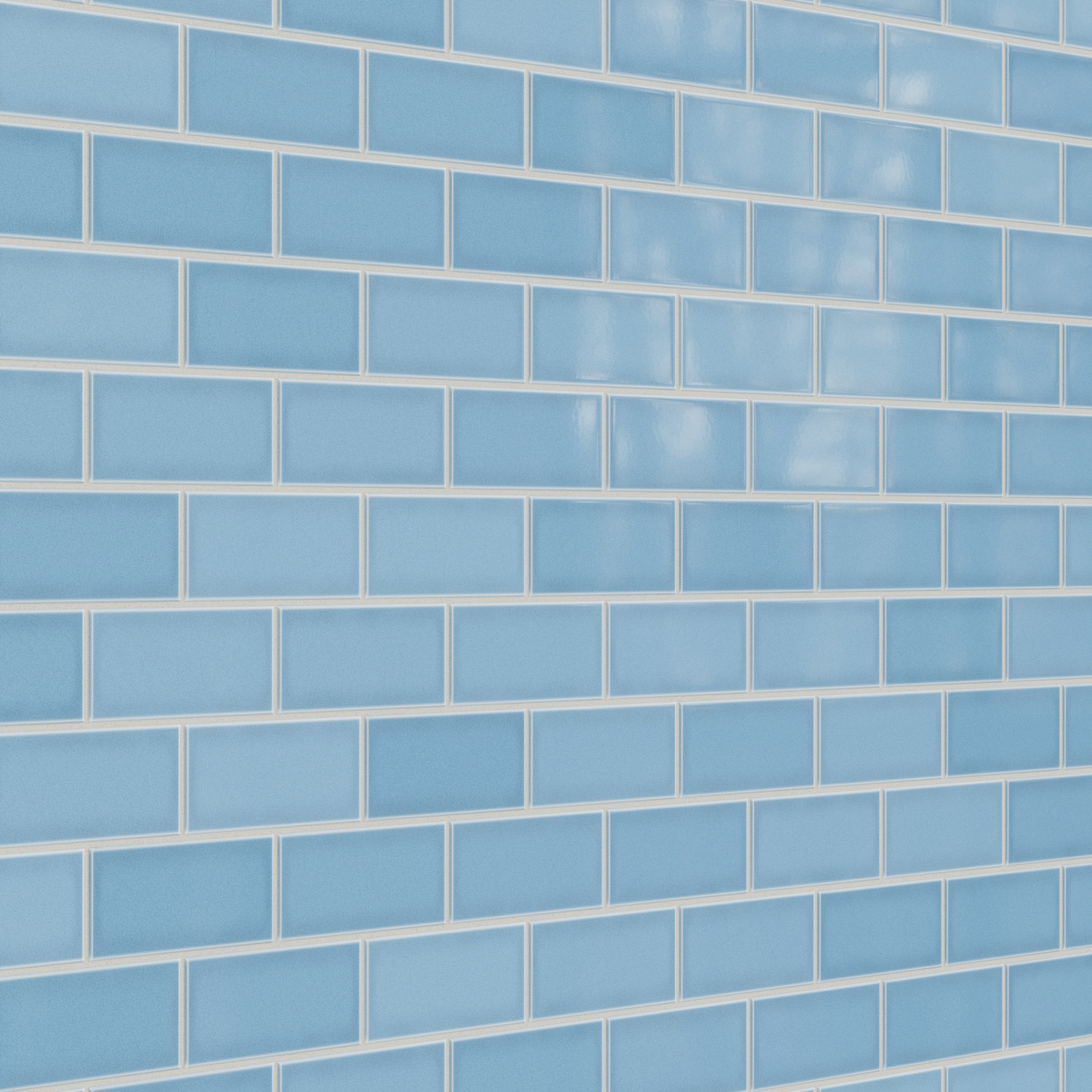 3x6 Original Ceramic Tile in Caribbean Sea Gloss