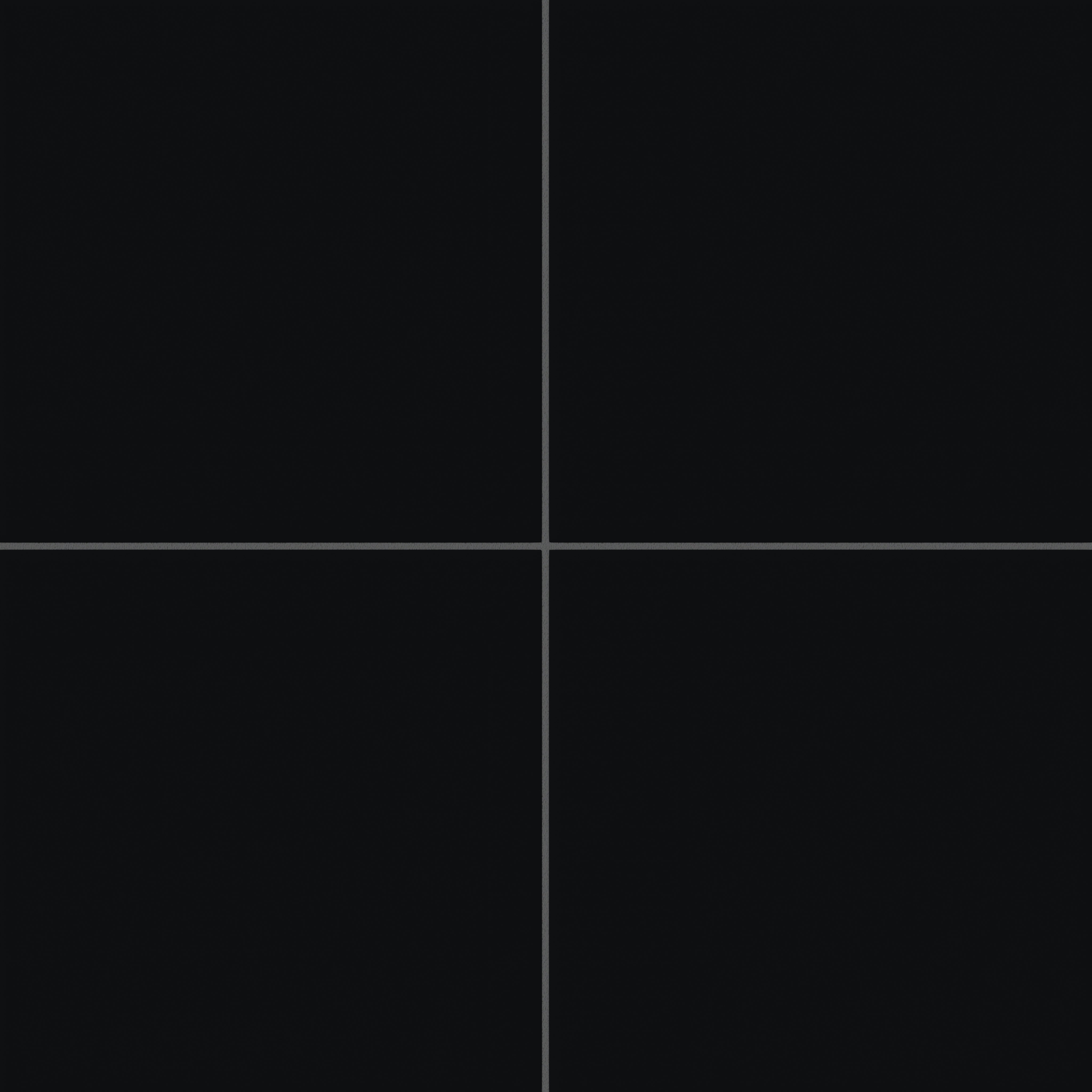 12x12 Natural Press Ceramic Tile in Bone Black Matte
