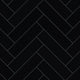 3x12 Natural Press Ceramic Tile in Bone Black Matte
