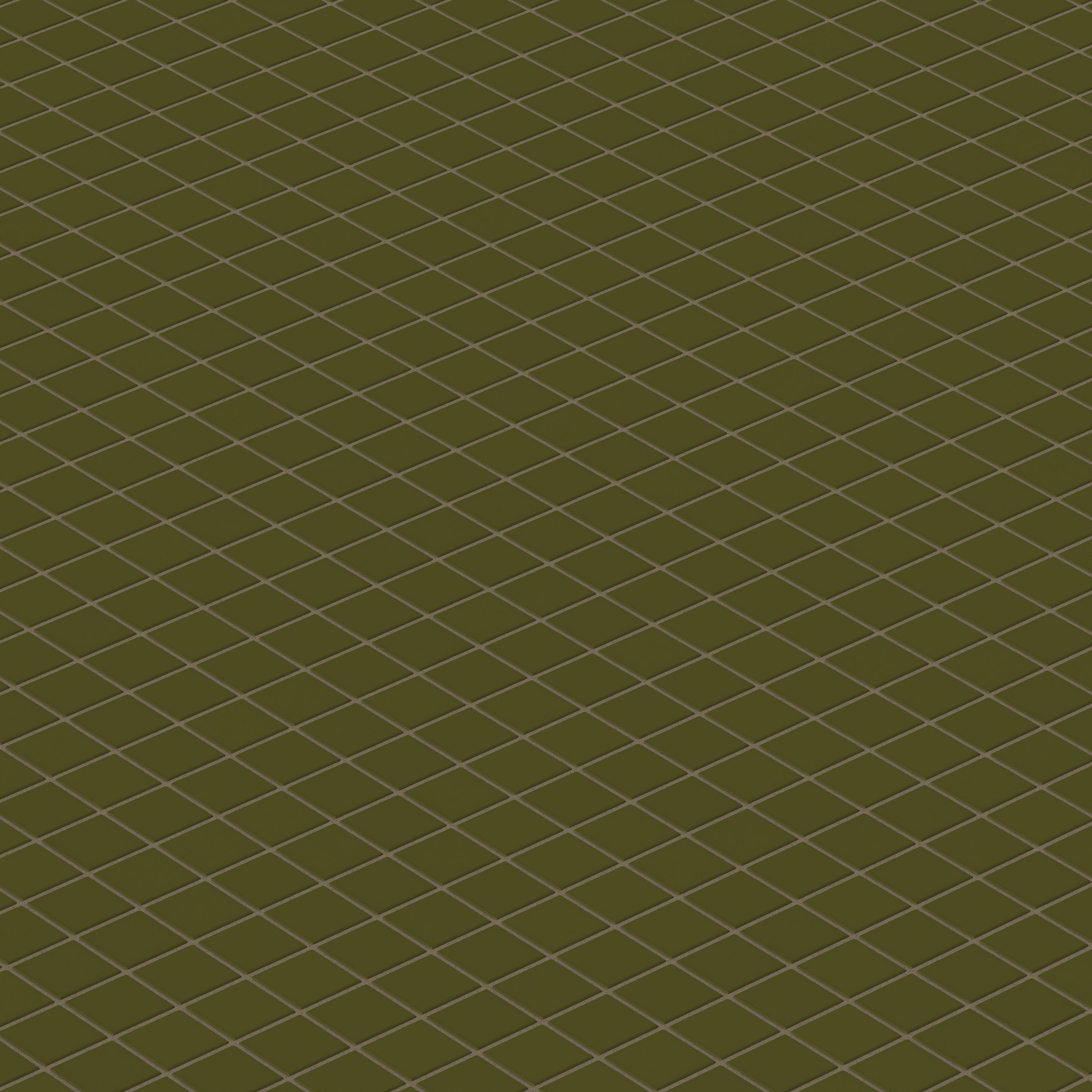 2x2 Straight Set Sheeted Original Ceramic Mosaic Tile in Bonsai Matte