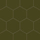8" Hexagon Original Ceramic Tile in Bonsai Matte