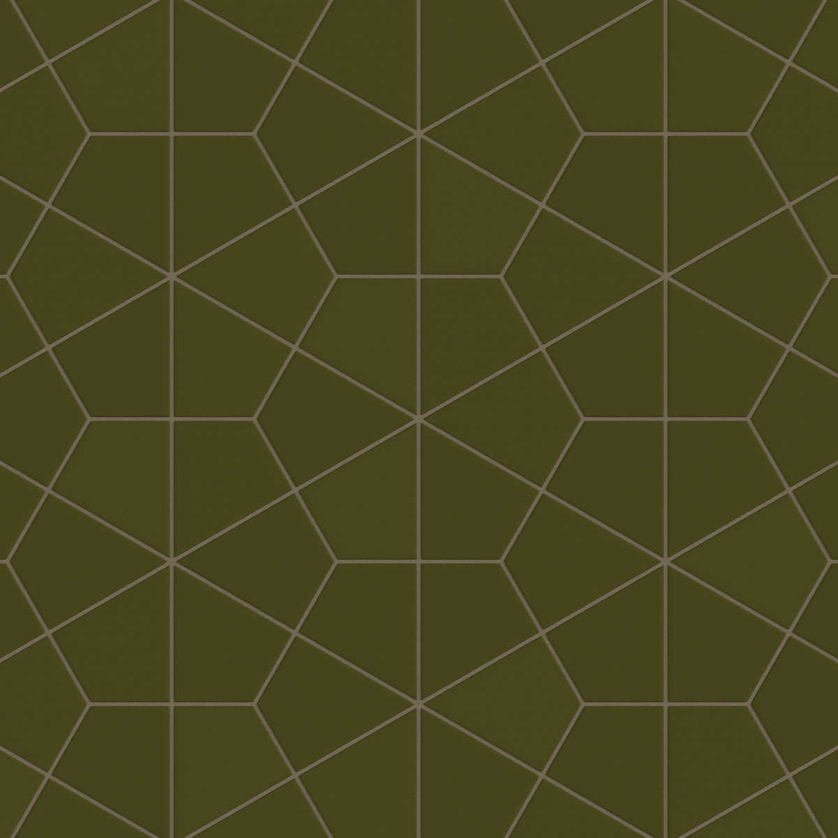 Hexite Original Ceramic Tile in Bonsai Matte