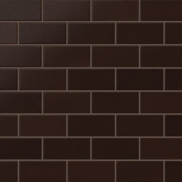3x6 Original Ceramic Tile in Burnt Umber