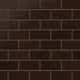 3x6 Original Ceramic Tile in Burnt Umber