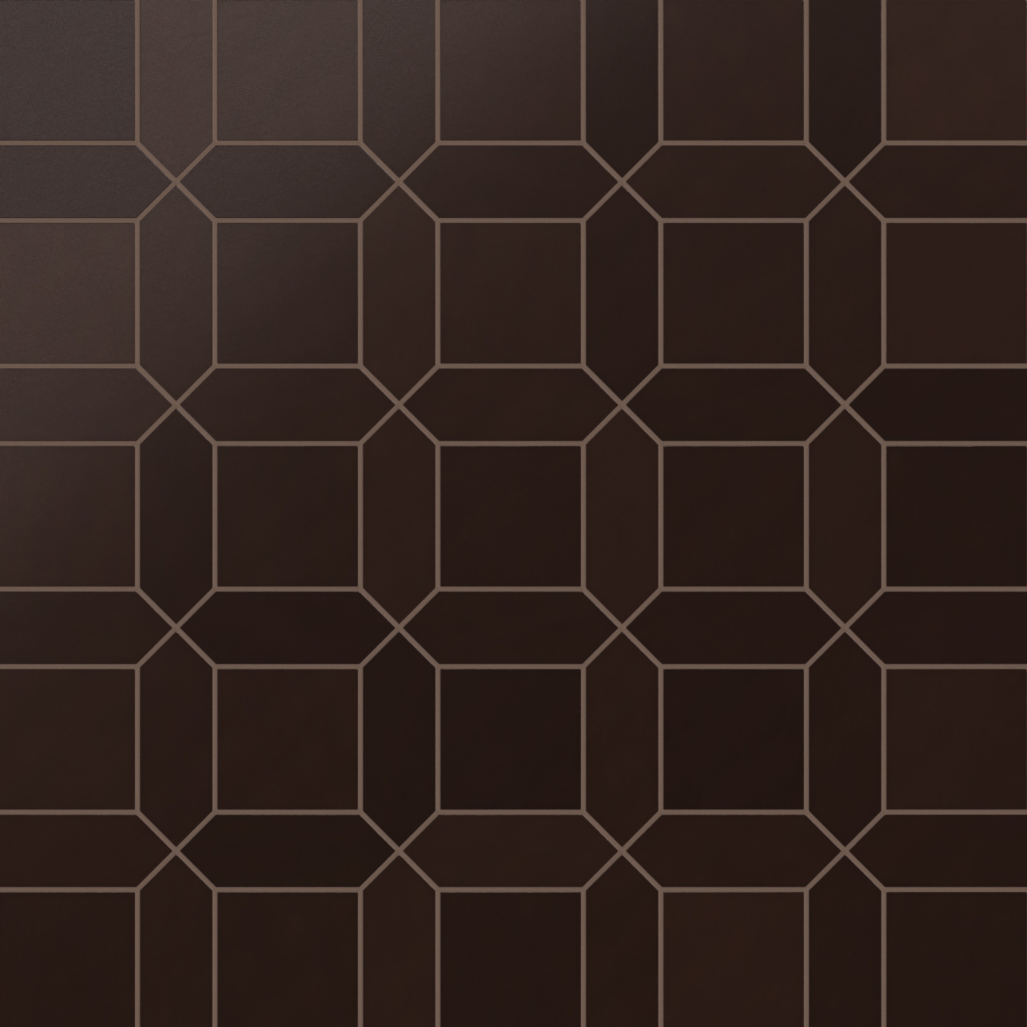 Atrium Original Ceramic Tile in Burnt Umber