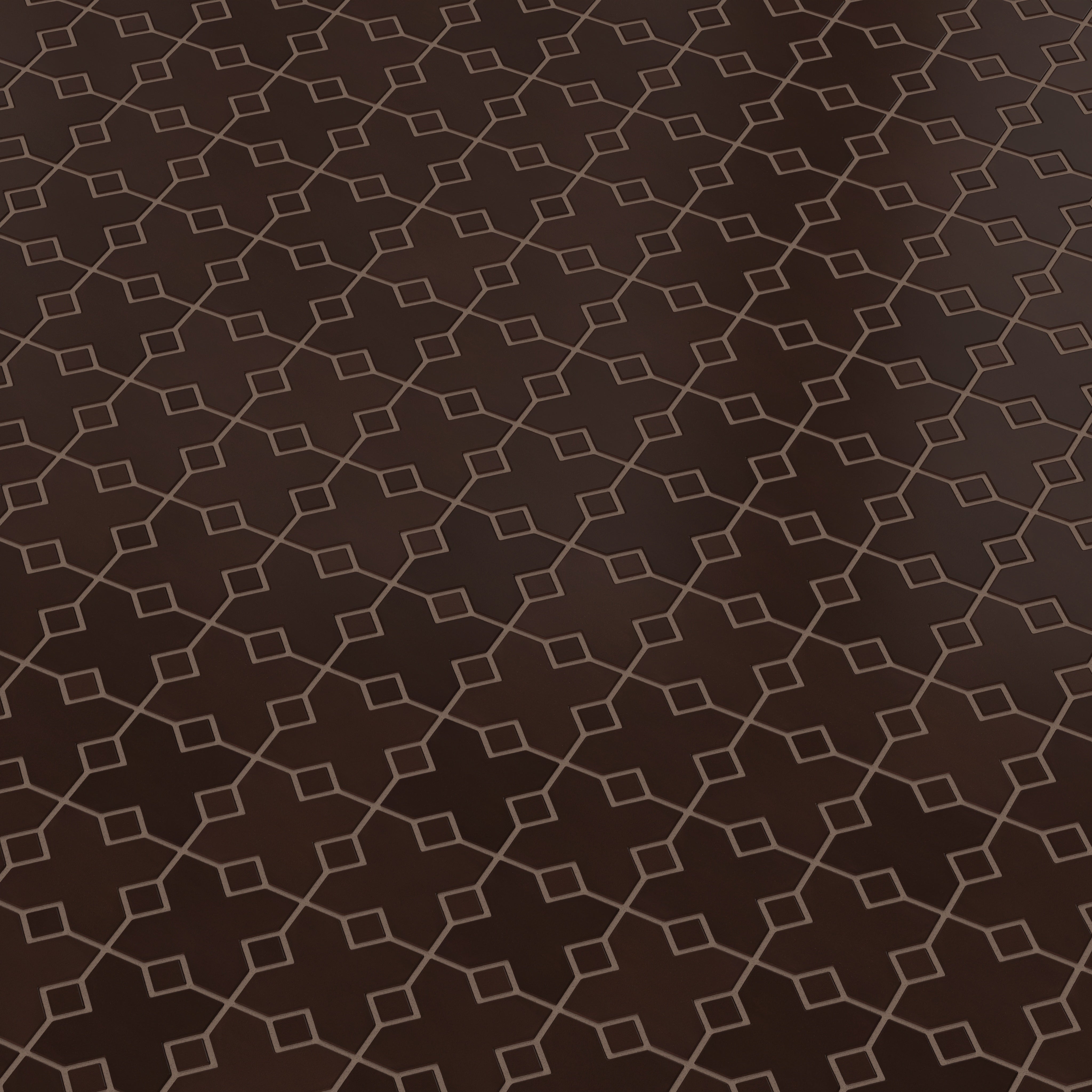 Hacienda Sheeted Original Ceramic Tile in Burnt Umber