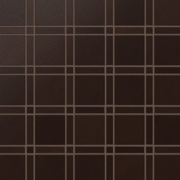 Lattice Sheeted Original Ceramic Tile in Burnt Umber