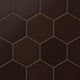 8" Hexagon Original Ceramic Tile in Burnt Umber