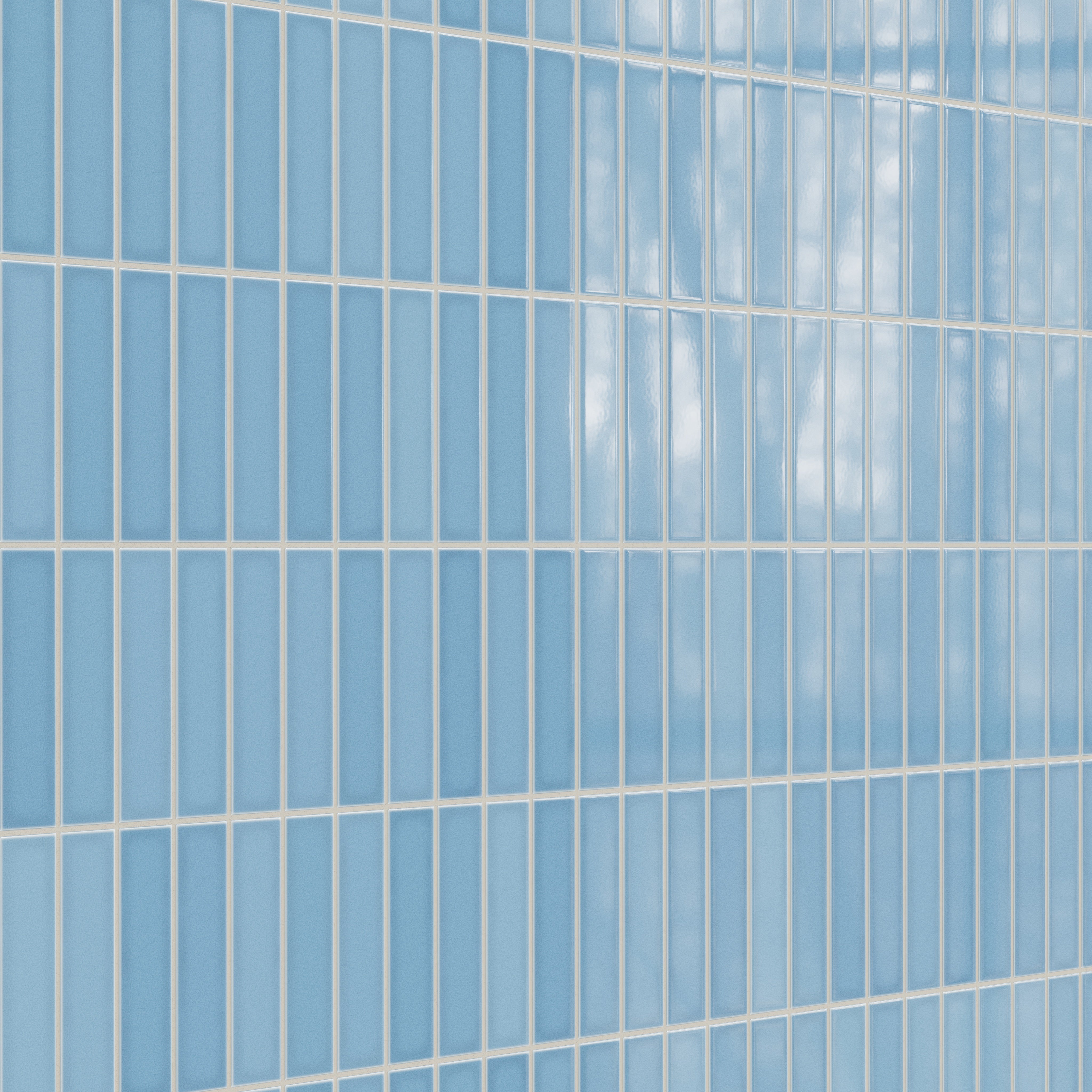 2x8 Original Ceramic Tile in Caribbean Sea Gloss