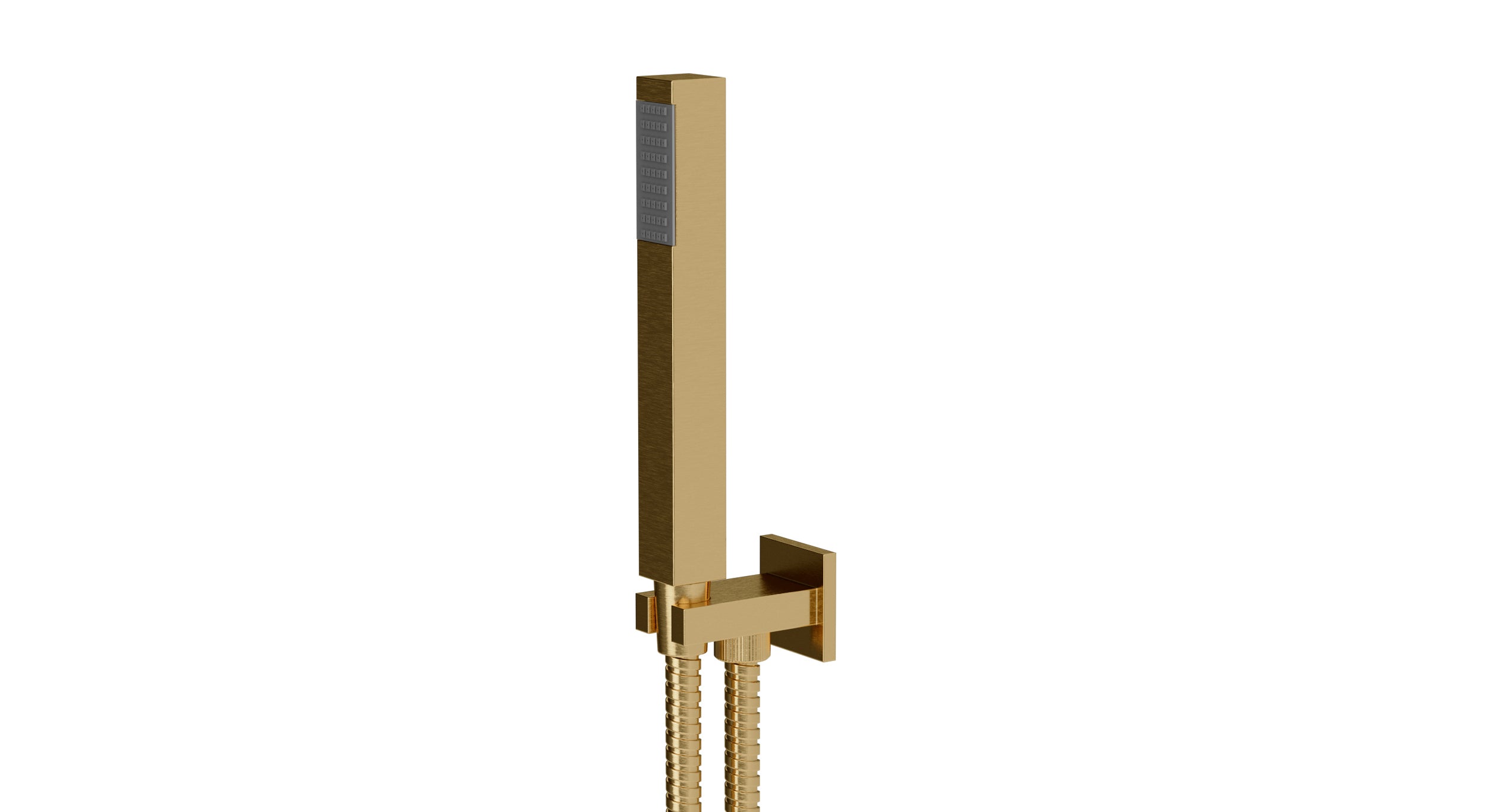 Flatiron Wall Elbow with Hook Kit - Less Hand Shower in Satin Brass
