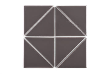 6" Triangle Original Ceramic Tile in Kalamata Gloss