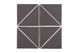 6" Triangle Original Ceramic Tile in Kalamata Gloss