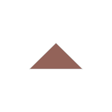 4" Triangle Original Ceramic Tile in Mauve Matte