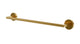 Contour Towel Bar 18" in French Brass