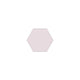 4" Hexagon Original Ceramic Tile in Evening Glow Matte