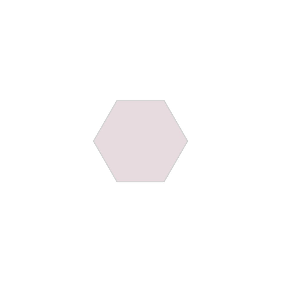 4" Hexagon Original Ceramic Tile in Evening Glow Matte