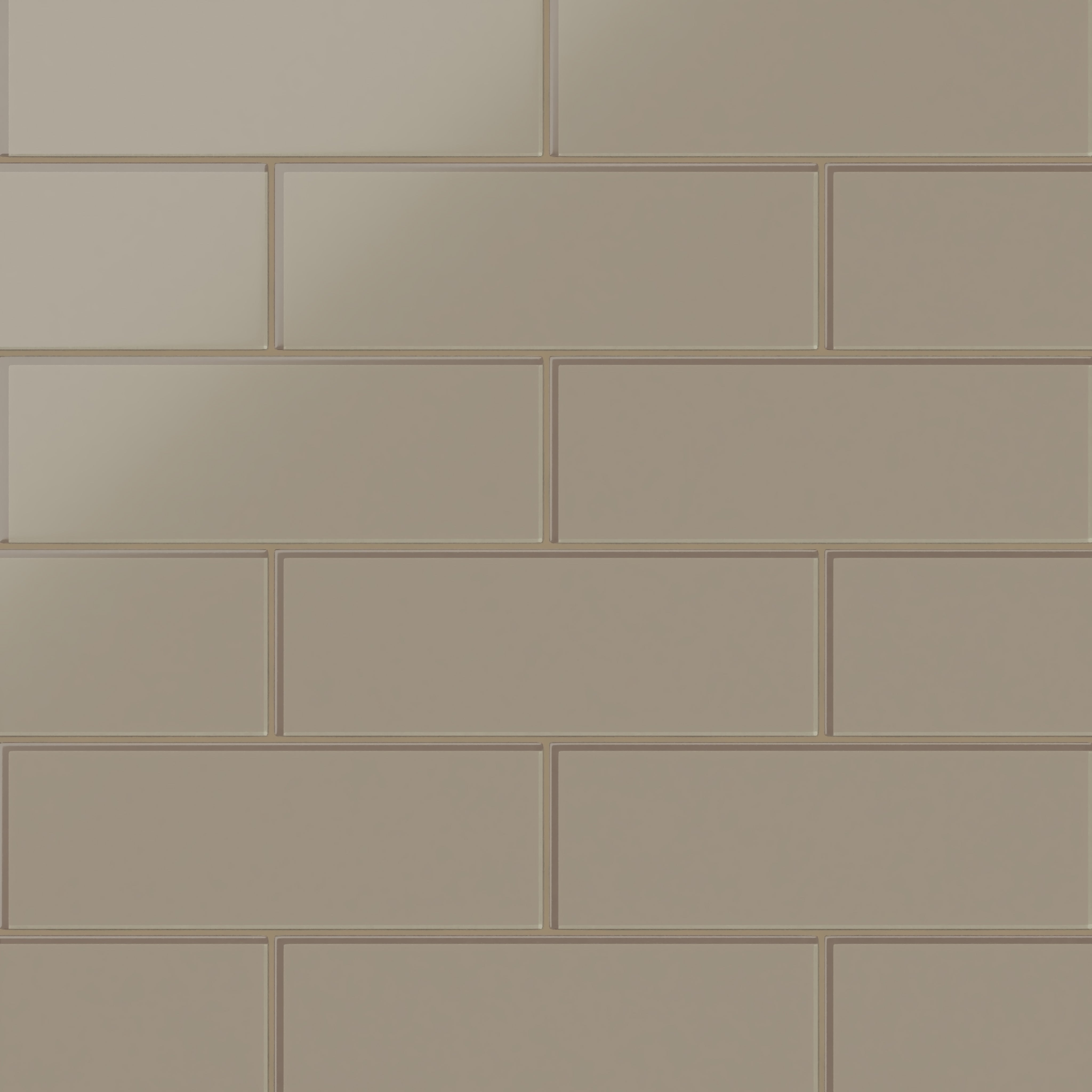 4x12 Glass Tile in Quail Matte