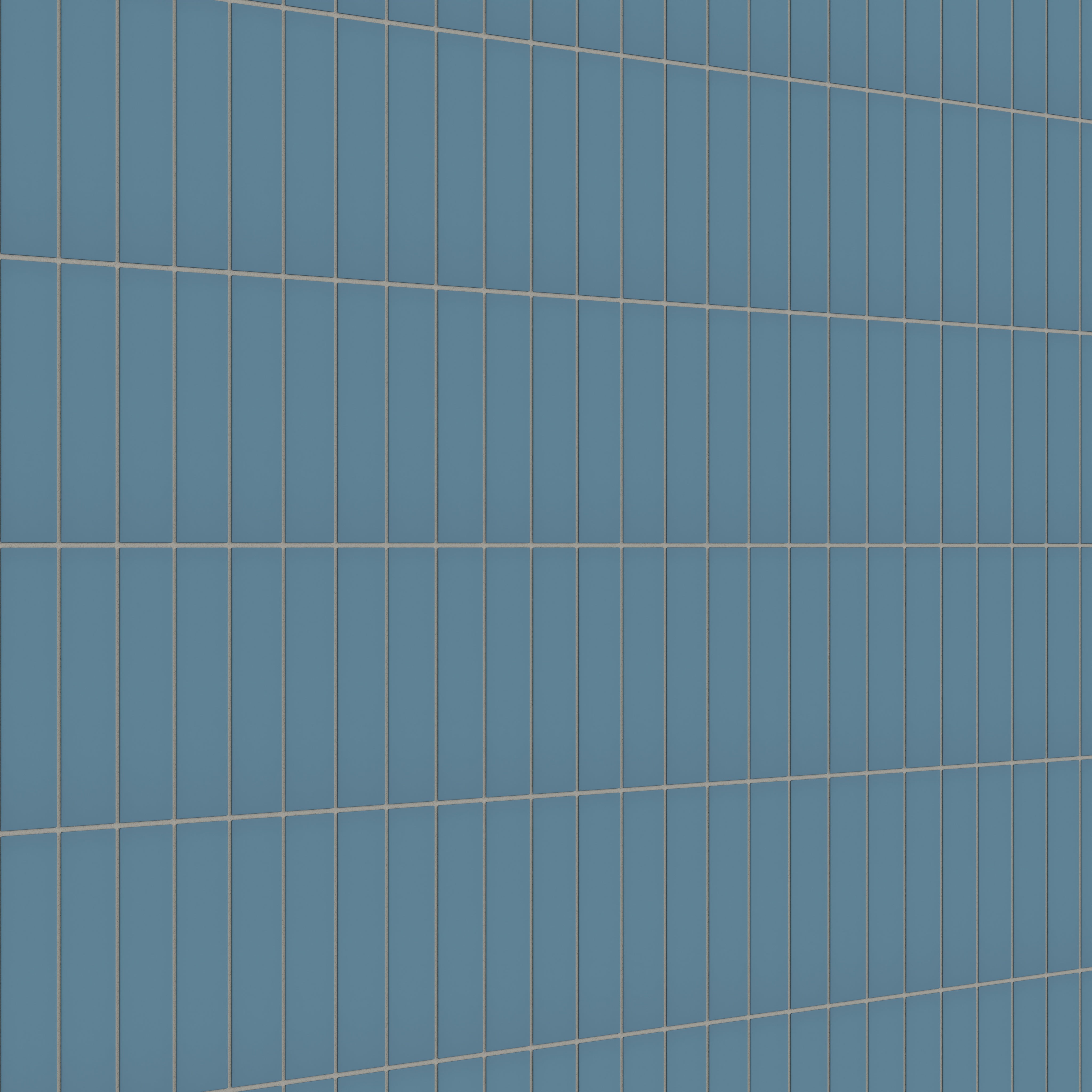 2x8 Natural Press Ceramic Tile in Azurite Matte