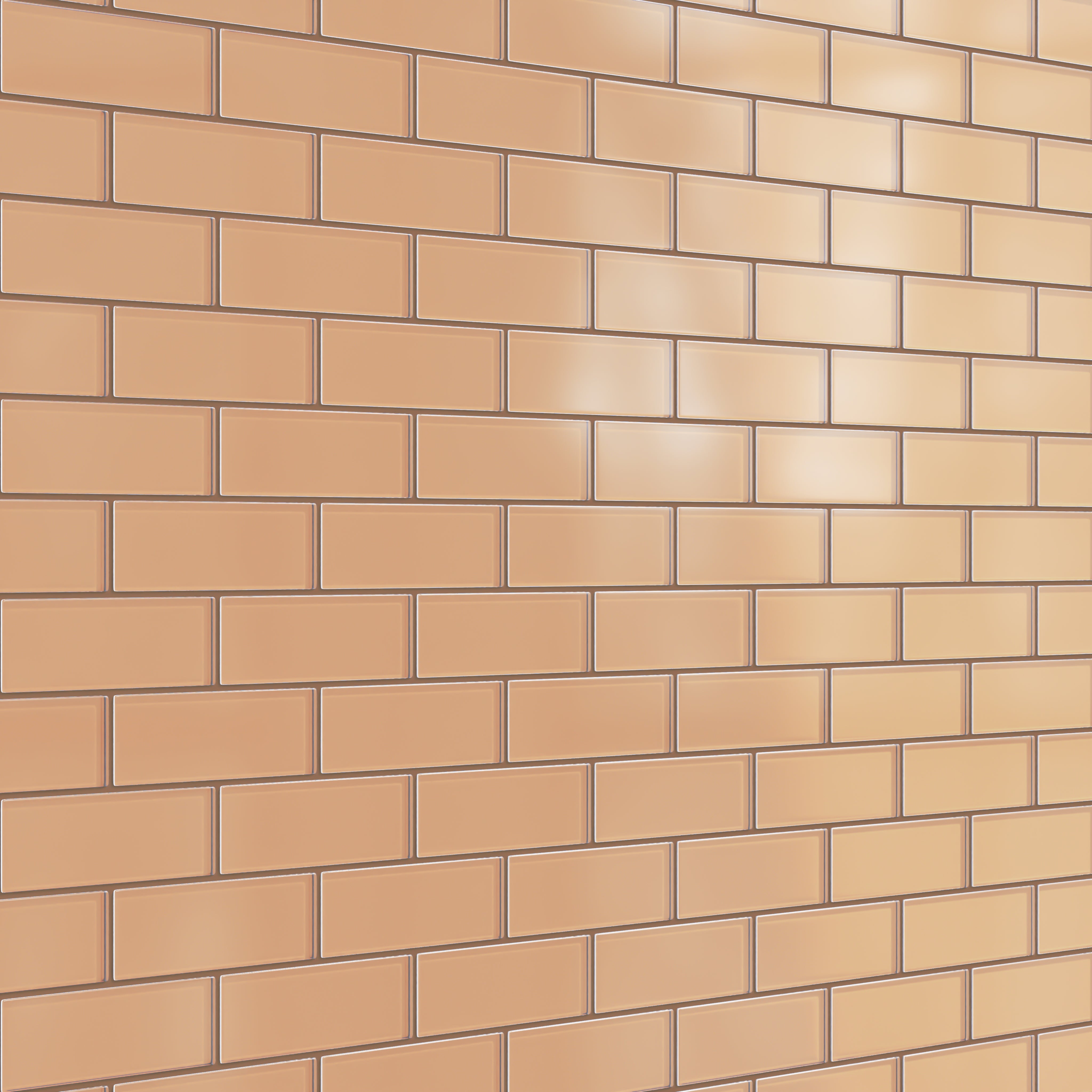 2x6 Glass Tile in Carolina Wren Matte