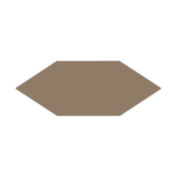 Picket Original Ceramic Tile in Sandstone Gloss