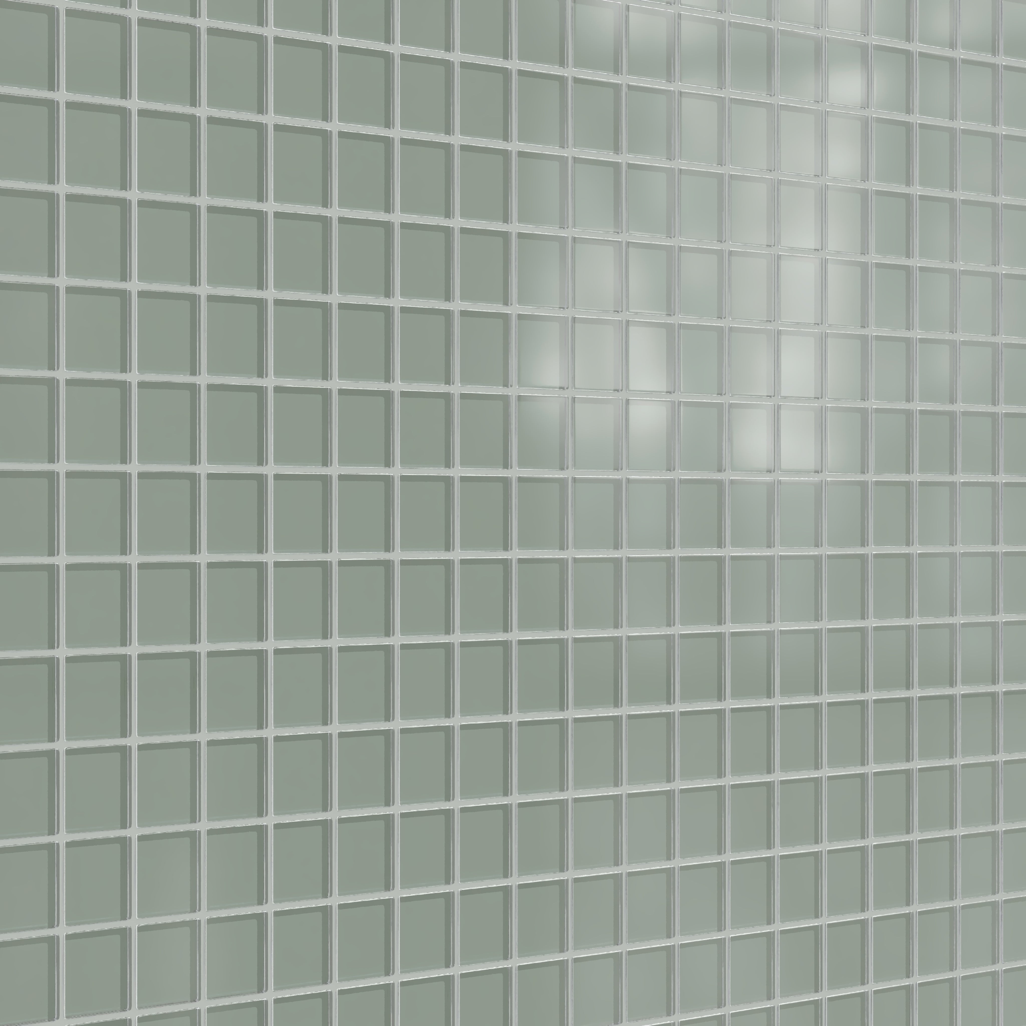 2x2 Straight Set Sheeted Glass Mosaic Tile in Hummingbird Matte
